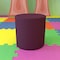 Flash Furniture Soft Seating Flexible Circle for Classrooms and Common Spaces - 18" Seat Height (Purple) ZB-FT-045R-18-PURPLE-GG - alternate 1